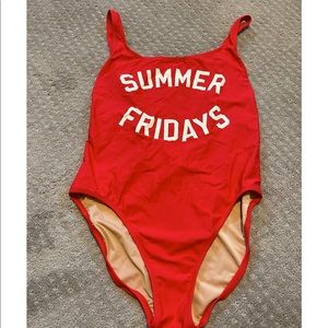 JCREW NWT Summer Fridays One Piece Swimsuit